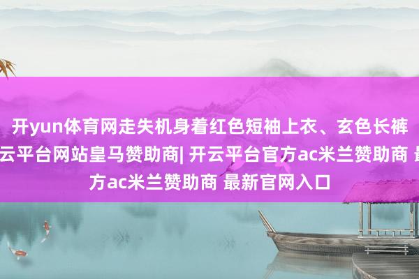 开yun体育网走失机身着红色短袖上衣、玄色长裤及洞开鞋-开云平台网站皇马赞助商| 开云平台官方ac米兰赞助商 最新官网入口